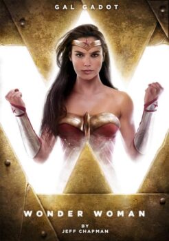 Mulher Maravilha – Artista faz poster de Gal Gadot Mulher Maravilha – Artista faz poster de Gal Gadot