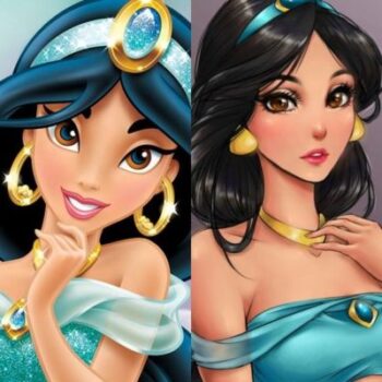 Artista imagina princesas Disney como se elas fossem anime!