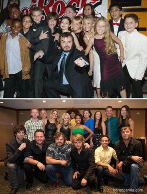 Antes e Depois : Escola do Rock