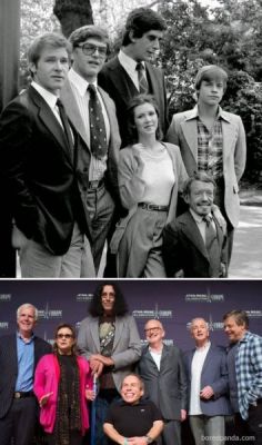 Antes e Depois : Star Wars