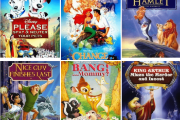 Disney – Confira esses pôsters honestos de filmes clássicos