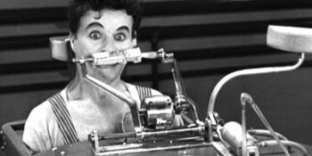 “Tempos Modernos” de Charlie Chaplin